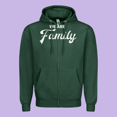 We Are Family (family / Father / Mother / Children) Zipper Hoodie Designed By Bettercallsaul