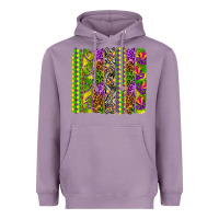 Lavender Mardi Gras brushstroke Heavyweight Hoodie - HowdyJamesFarm
