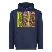 Mardi Gras Brushstroke Heavyweight Hoodie | Teevron