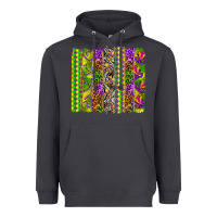 Smoke Mardi Gras brushstroke Heavyweight Hoodie - HowdyJamesFarm