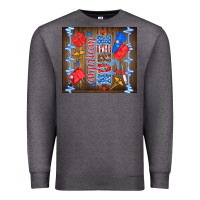 Charcoal Heather American nurse Premium Sweatshirt - TumblerDesignByShophia
