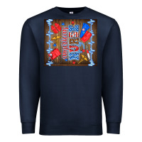 Navy American nurse Premium Sweatshirt - TumblerDesignByShophia