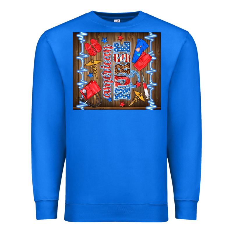 American Nurse Premium Sweatshirt by TumblerDesignByShophia | Teevron