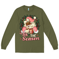 Army Green tis the season conchas Long Sleeve Tee - MaliasSmallBusiness