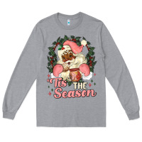 Heather Grey tis the season conchas Long Sleeve Tee - MaliasSmallBusiness