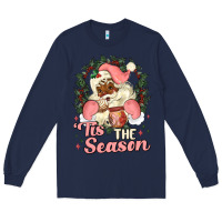 Navy tis the season conchas Long Sleeve Tee - MaliasSmallBusiness