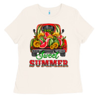 Bone sweet summer watermelon and truck Ladies Tee - HRA Design Shop