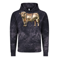 Cloud Black charolais bull Vintage Hoodie - LillyAllenDesigns