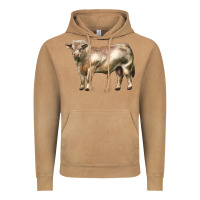 Vintage Camel charolais bull Vintage Hoodie - LillyAllenDesigns