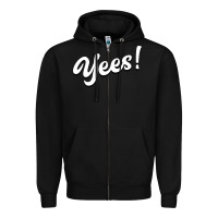 Black YEES! Zipper Hoodie - Bettercallsaul