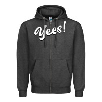Charcoal Heather YEES! Zipper Hoodie - Bettercallsaul