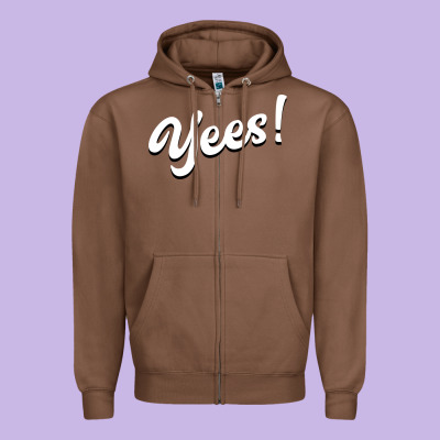 Yees! Zipper Hoodie Designed By Bettercallsaul