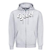 Heather Grey YEES! Zipper Hoodie - Bettercallsaul