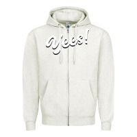 Oatmeal Heather YEES! Zipper Hoodie - Bettercallsaul
