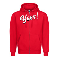 Red YEES! Zipper Hoodie - Bettercallsaul