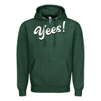 Sports Green YEES! Zipper Hoodie - Bettercallsaul