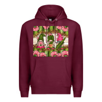 Burgundy cactus gnomies Premium Hoodie - TumblerDesignByShophia