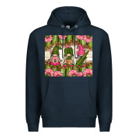 Navy cactus gnomies Premium Hoodie - TumblerDesignByShophia