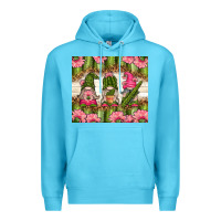 Ocean Blue cactus gnomies Premium Hoodie - TumblerDesignByShophia