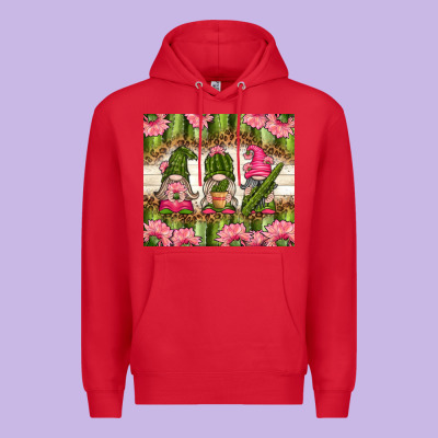 Cactus Gnomies Premium Hoodie Designed By Tumblerdesignbyshophia