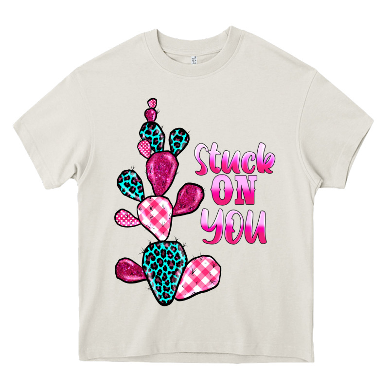 Stuck On You Cactus Heavy Core Tee by BarkalooDesign | Teevron