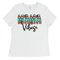 White mama vibes Ladies Tee - CowhideDigitalArt