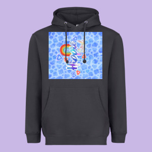 Hippie Soul Heavyweight Hoodie Designed By Tumblerdesignbyshophia