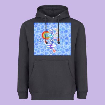 Hippie Soul Heavyweight Hoodie Designed By Tumblerdesignbyshophia