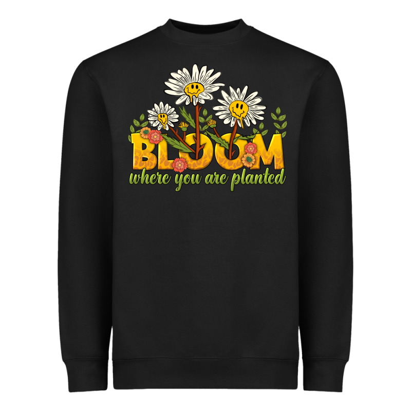 Bloom Where You Are Planted Heavyweight Sweatshirt by NancyCooperArtShop | Teevron