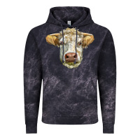 Cloud Black Charolais bull face Vintage Hoodie - LillyAllenDesigns