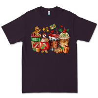 Plum christmas cookie coffee cups Premium Tee - AdoDesignShop