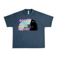 Midnight Navy dont yell at me ill cry Urban Heavy Tee - MaliasSmallBusiness