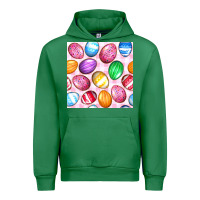 Emerald Easter Eggs Seamless Pattern Urban Hoodie - BundleAndBundleShop