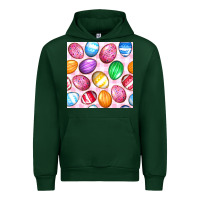 Forest Green Easter Eggs Seamless Pattern Urban Hoodie - BundleAndBundleShop