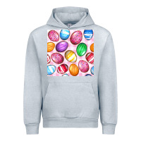 Heather Grey Easter Eggs Seamless Pattern Urban Hoodie - BundleAndBundleShop