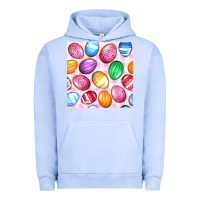 Pigment Grape Ice Easter Eggs Seamless Pattern Urban Hoodie - BundleAndBundleShop