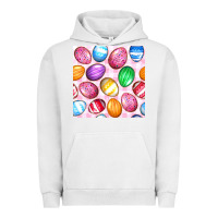 Pigment Lunar Rock Easter Eggs Seamless Pattern Urban Hoodie - BundleAndBundleShop