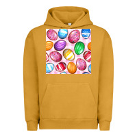 Pigment Peanut Butter Easter Eggs Seamless Pattern Urban Hoodie - BundleAndBundleShop