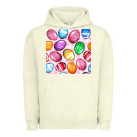 Pigment Pistachio Easter Eggs Seamless Pattern Urban Hoodie - BundleAndBundleShop