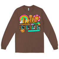 Chestnut hello kindergarten Long Sleeve Tee - NancyCooperArtShop