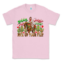 Bubblegum Pink Giddy Up Jingle Horse Pick Up Your Feet Classic Tee - CowhideDigitalArt