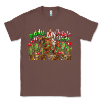 Chestnut Giddy Up Jingle Horse Pick Up Your Feet Classic Tee - CowhideDigitalArt