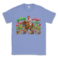 Colony Blue Giddy Up Jingle Horse Pick Up Your Feet Classic Tee - CowhideDigitalArt