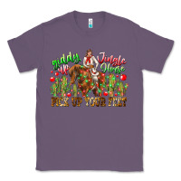 Lavender Giddy Up Jingle Horse Pick Up Your Feet Classic Tee - CowhideDigitalArt