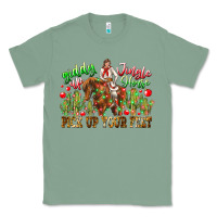Sage Giddy Up Jingle Horse Pick Up Your Feet Classic Tee - CowhideDigitalArt