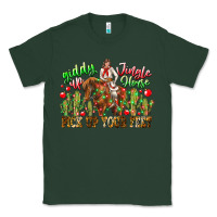 Sports Green Giddy Up Jingle Horse Pick Up Your Feet Classic Tee - CowhideDigitalArt