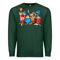 Sports Green Hockey coffee cup Premium Sweatshirt - HowdyJamesFarm
