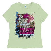 Matcha freezing season skeleton Ladies Tee - FaDigitalArtStudio