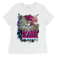 Freezing Season Skeleton Ladies Tee | Teevron