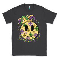 Smoke smiley face mardi gras Classic Tee - MaliasSmallBusiness